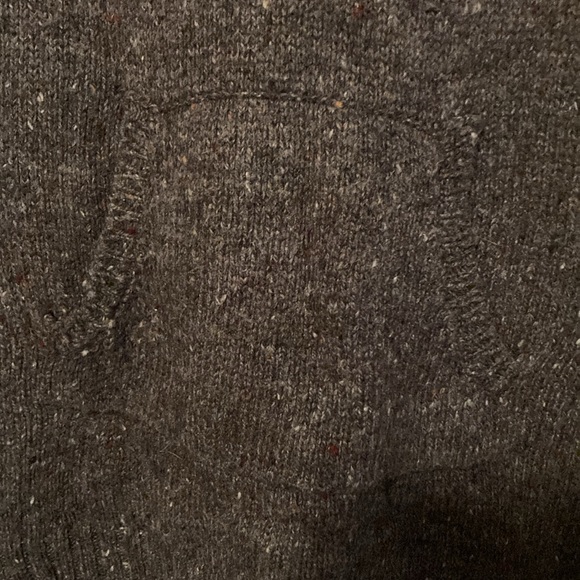 Ruff Hewn shades of gray and cream knit turtleneck sweater dress sz. S - Picture 3 of 7